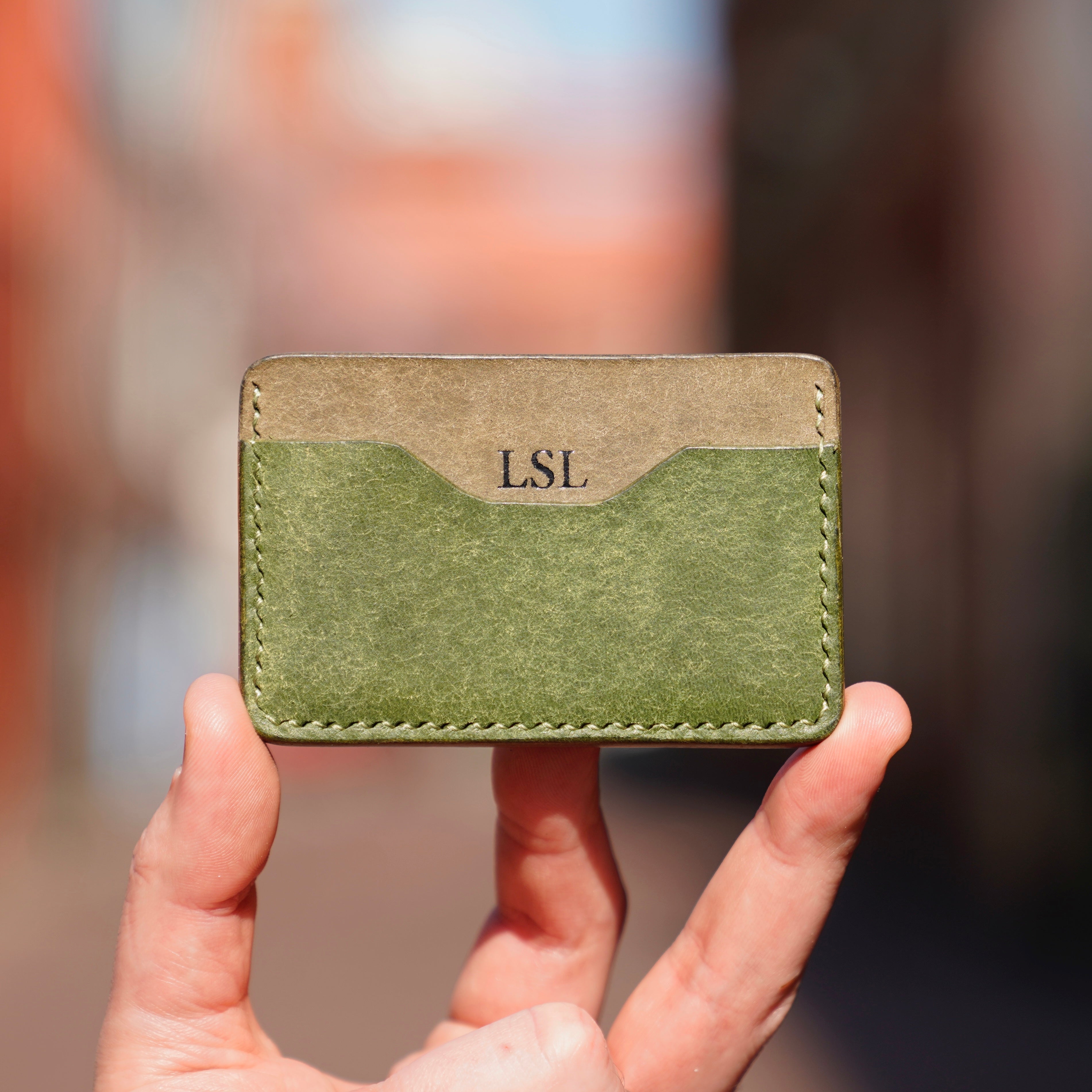 Coastal Moss Card and Cash Holder