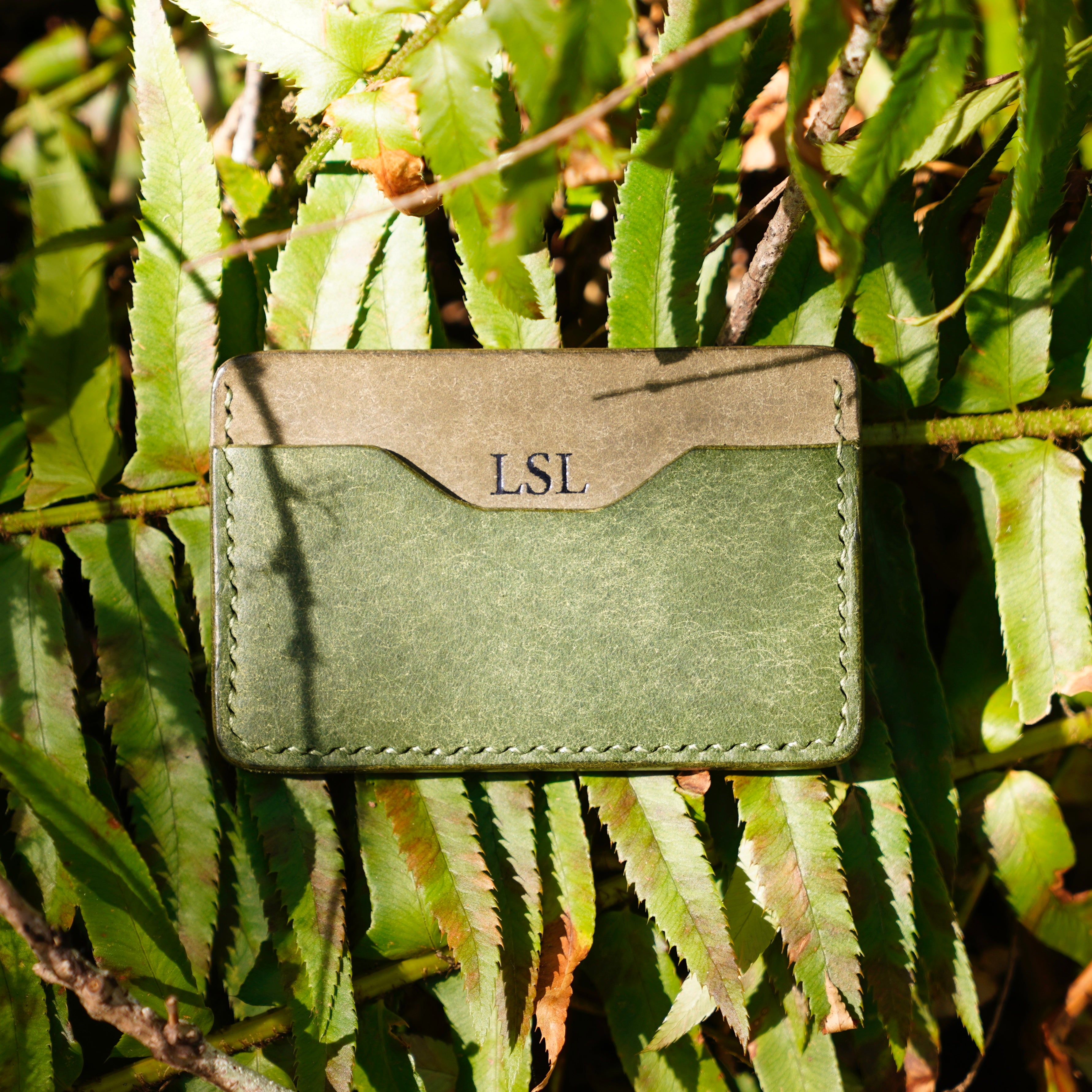 Coastal Moss Card and Cash Holder