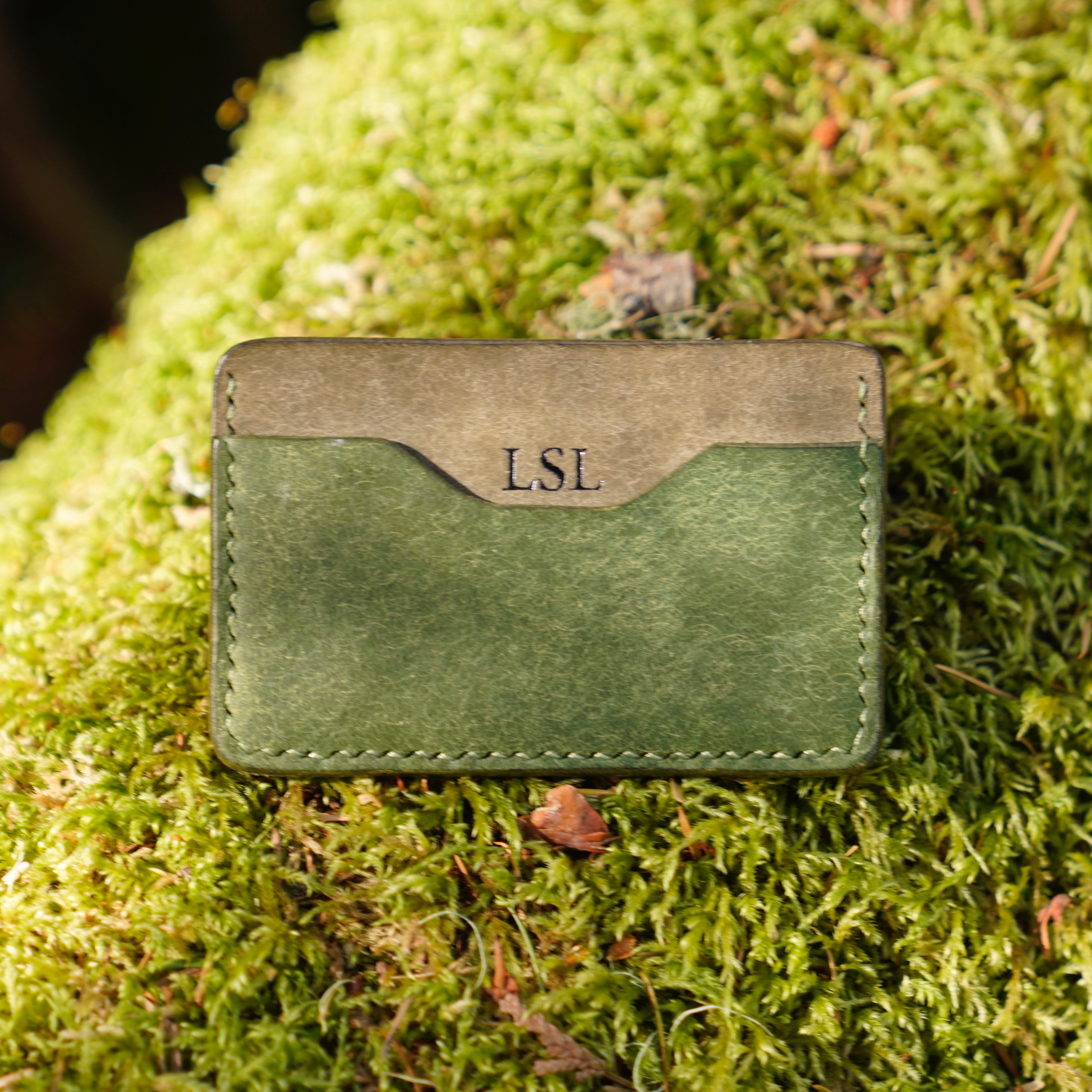 Coastal Moss Card and Cash Holder